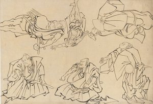 18世紀後半から19世紀初頭の歌舞伎役者。 作： Katsushika Hokusai