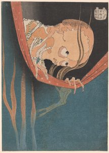 コハダ 小平次、 ｆろｍ テェ セリエｓ ”尾根 分ｄレｄ Ｇ補ｓｔ たぇｓ （百 物語）” 作： Katsushika Hokusai