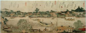 カルハレデコマガタテンペル 作： Katsushika Hokusai