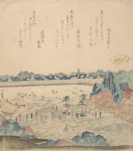 風景。 作： Katsushika Hokusai
