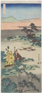 Minamoto no To_ru, c. 1832-1833 作： Katsushika Hokusai