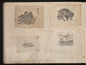 職人向けのミニチュア画 作： Katsushika Hokusai