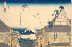 みつい しょｐ あｔ するがちょ いん えど えど するがちょ みつい みせ りゃく ず、 ｆろｍ てぇ せり。。。、 か。 １８３０ー３２。 作： Katsushika Hokusai