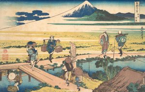 相模国中原 中原宗舟『三十六景』より 1830-32。 作： Katsushika Hokusai