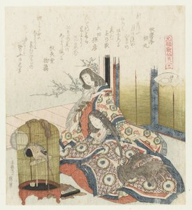 シェルを開く カタツガイ 元禄歌と貝殻の比較（連載タイトル） 元禄化戦懐合 作： Katsushika Hokusai