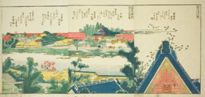 図鑑「絵本隅田川両岸一蘭」より 作： Katsushika Hokusai