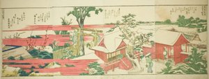 図鑑「絵本隅田川両岸一蘭」より 作： Katsushika Hokusai