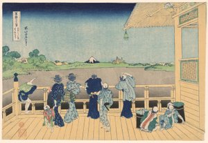 富嶽三十六景 五百羅漢寺 さざい堂 作： Katsushika Hokusai