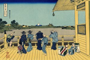さざえ堂 洛南五百羅漢図 1830年頃（木版画 作： Katsushika Hokusai