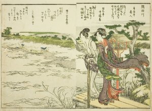 隅田川、vol. 図鑑「東都景一覧」の1 作： Katsushika Hokusai