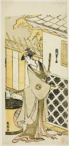 三代目 瀬川菊之丞 武家の女役 作： Katsushika Hokusai