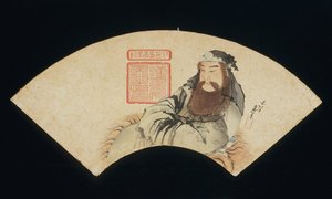 中国の戦争の神 作： Katsushika Hokusai