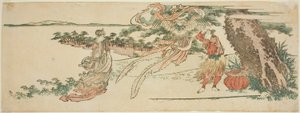 羽衣（はごろも） 作： Katsushika Hokusai