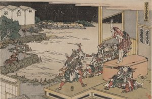 四十七人の忠臣同盟 (Ch?shingura)、Act X: 儀兵衛は武器箱を守る