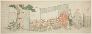 牡丹ショー 作： Katsushika Hokusai