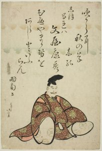 六歌仙（六歌仙）より文弥安秀歌人 作： Katsushika Hokusai