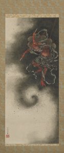 雷神図江戸時代 作： Katsushika Hokusai