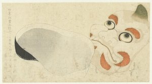 2 つのマスク 作： Katsushika Hokusai