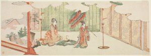 貴族の邸宅で踊る少女