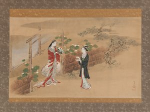源氏物語源氏物語の夕顔の章、18世紀。