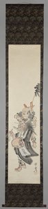 鬼は托鉢僧 おねだりデビルモンク（鬼の念仏） 作： Kawanabe Kyosai