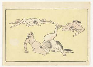 男と女の交尾 ビッグテイル（シリーズタイトル） 作： Kawanabe Kyosai