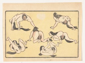 裸の女性 ビッグテイル（シリーズタイトル） 作： Kawanabe Kyosai