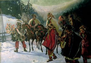 Hucul Wedding、1909