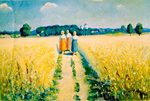 1927年以降の道路上の3人の女性 作： Kazimir Severinovich Malevich