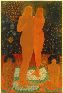 アダムとイブ 作： Kazimir Severinovich Malevich