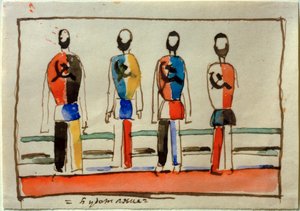 ブデティジャネ（未来の男） 作： Kazimir Severinovich Malevich