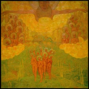 天国の勝利（フレスコ画のデザイン） 作： Kazimir Severinovich Malevich