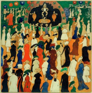 エレガントな会社 作： Kazimir Severinovich Malevich