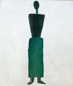 女性の姿、1928-1929 作： Kazimir Severinovich Malevich