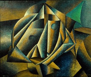 農民少女の頭、1912-13 作： Kazimir Severinovich Malevich