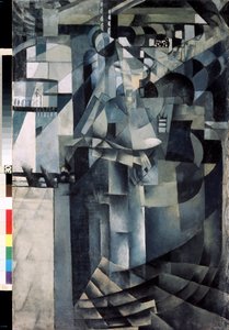 グランドホテルでの生活。 Kasimir Severinovich Malevich（Malevich、Malevich）（1878-1935）による絵画、キャンバスに油彩 作： Kazimir Severinovich Malevich