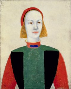 少女 作： Kazimir Severinovich Malevich