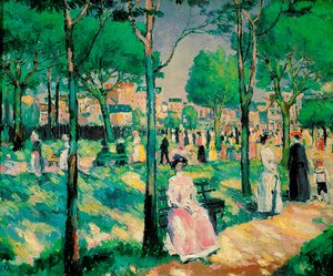 大通り、1903年。 作： Kazimir Severinovich Malevich