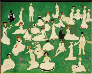 ラスト（シルクハットの会社） 作： Kazimir Severinovich Malevich