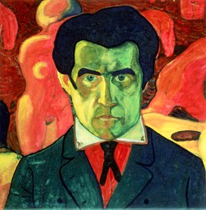 自画像 作： Kazimir Severinovich Malevich