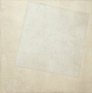 至高主義者の構成：白地に白、1918