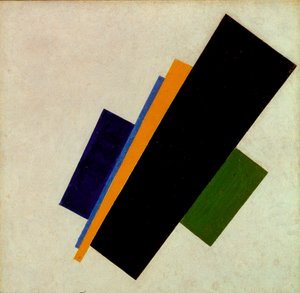 シュプレマティズムの絵画 作： Kazimir Severinovich Malevich