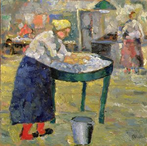 The Laundress 作： Kazimir Severinovich Malevich