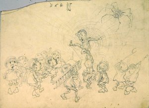 子供の夢」のスケッチブック 作： Keeley Halswelle