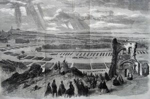 ライフルボランティアの女王陛下によるレビュー、1860年