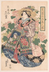 Drie paraderende courtesans 作： Keisai Eisen