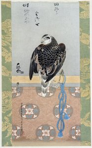 隼 - 板谷桂洲 シルク画 作： Keishu Hiromasa Itaya