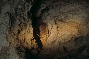 遺骨、ホムル・センター、ホルムル、グアテマラ、マヤ、フランシスコ・エストラダベリ、2008年（写真）