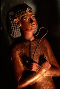 ルクソール博物館；エジプト、ツタンカーメン、ツタンカーメン王、ウシャブティ、2001年（写真）