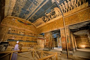 セティ1世の墓、新王国時代、王家の谷、エジプト、ファラオ、王、天文...